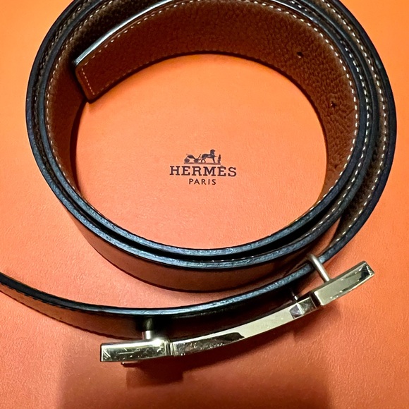 Hermes Constance 38mm Noir/Gold Belt size 80 Authentic Box and Dustbag included - Picture 9 of 11